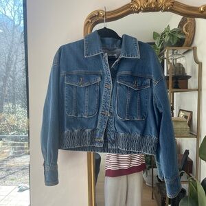 Pilcro Jacket with Elastic Hem